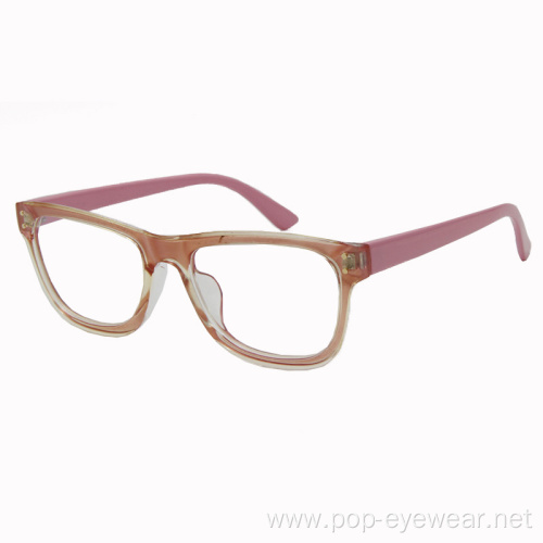 Simple and generous rectangular glasses frame for women